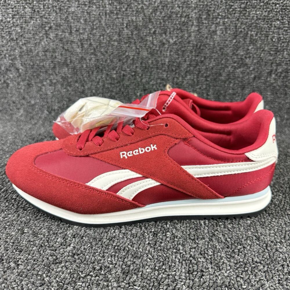 Reebok Fiori World 70 Sneakers suede leather Red White Womens Size 8